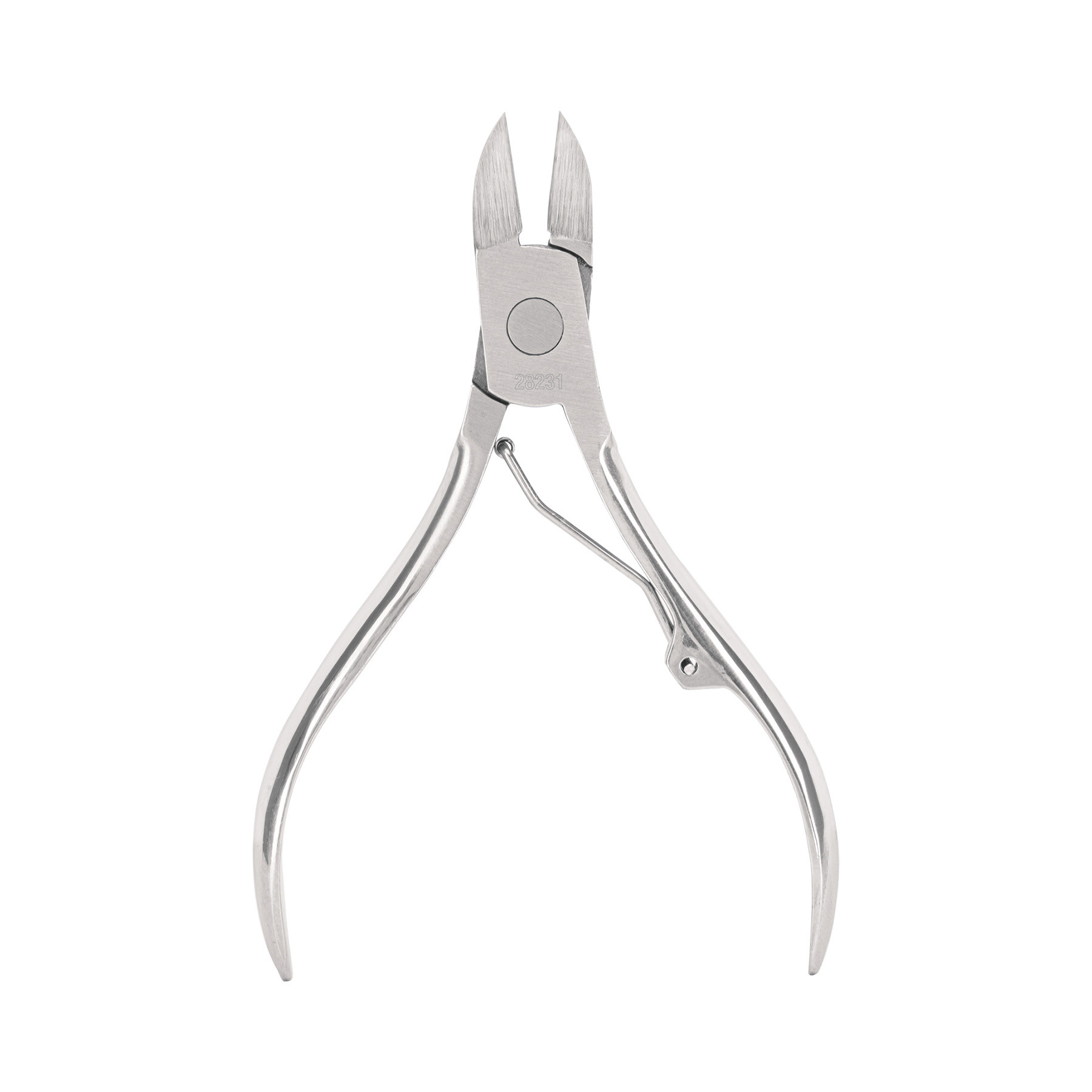 Alicate para pedicure 4", cabeza curva, punta fina, PRETUL