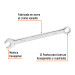 Llave combinada extralarga 18 mm x 269 mm de largo, EXPERT
