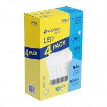 Multipacks de 4 lámparas de LED tipo bulbo