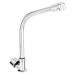 Llave individual fregadero, cuello cobra, hexagonal, BASIC