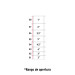 Rollo malla borreguera, 1m x 50m acero galvanizado, 19kg