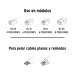 Pinza ponchadora, 3 módulos