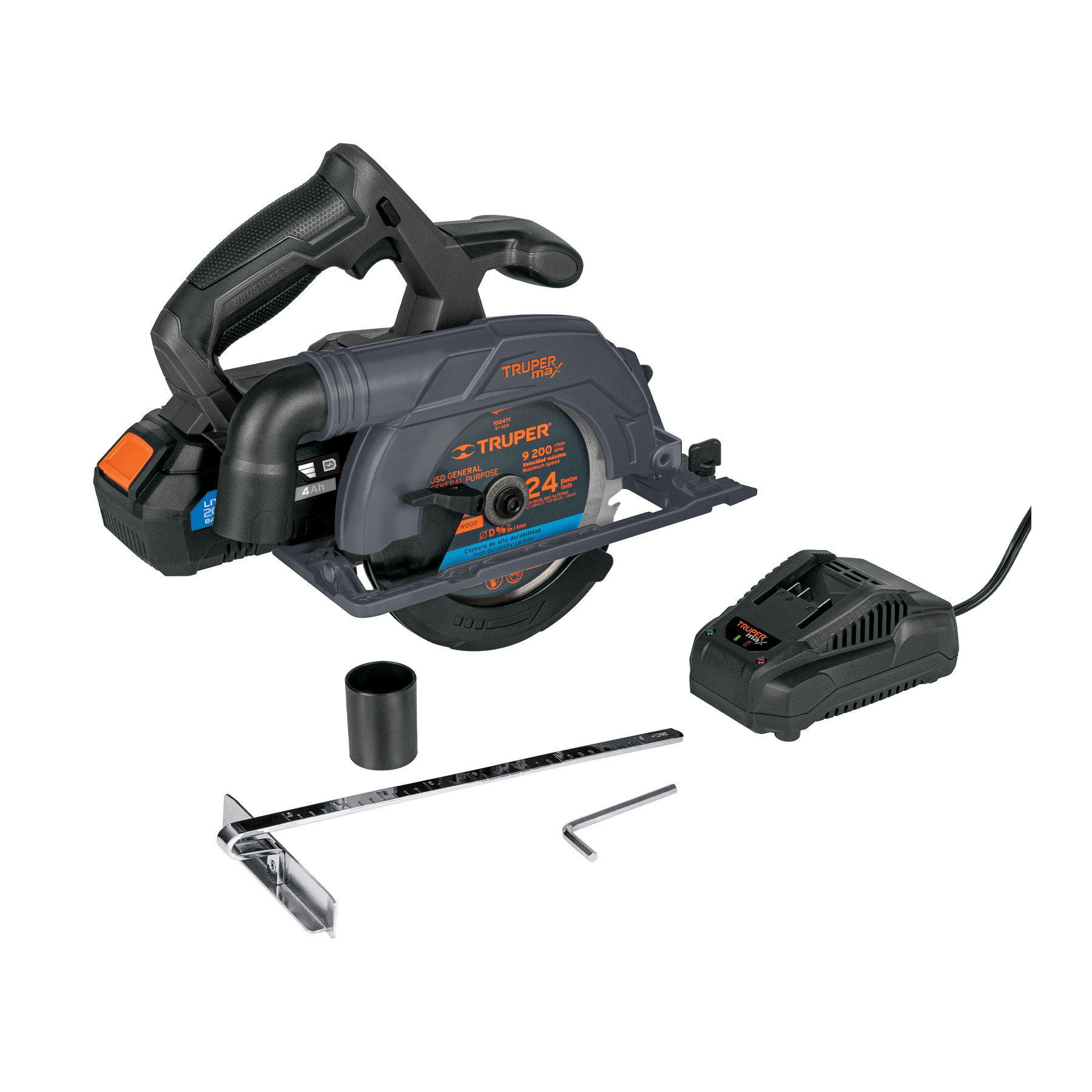 Sierra circular 6-1/2", 20V, 1 batería 4Ah, MAX