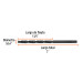 Broca HSS 9/64" Trublack para metal, TRUPER