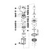 Bomba sumergible hierro fundido, agua limpia, 1/2 HP, TRUPER