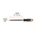Lima plana muza 6" con mango Comfort Grip, TRUPER