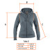 Sudadera gris para dama, talla G, TRUPER