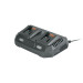 Cargador dual de baterías 20V, enchufe tipo C, TRUPER MAX