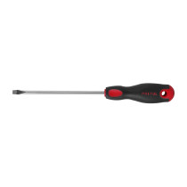 Desarmador plano 1/4" x 6"mango Comfort Grip, PRETUL