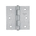 Bisagra cuadrada 3", satinado, cabeza plana, BASIC