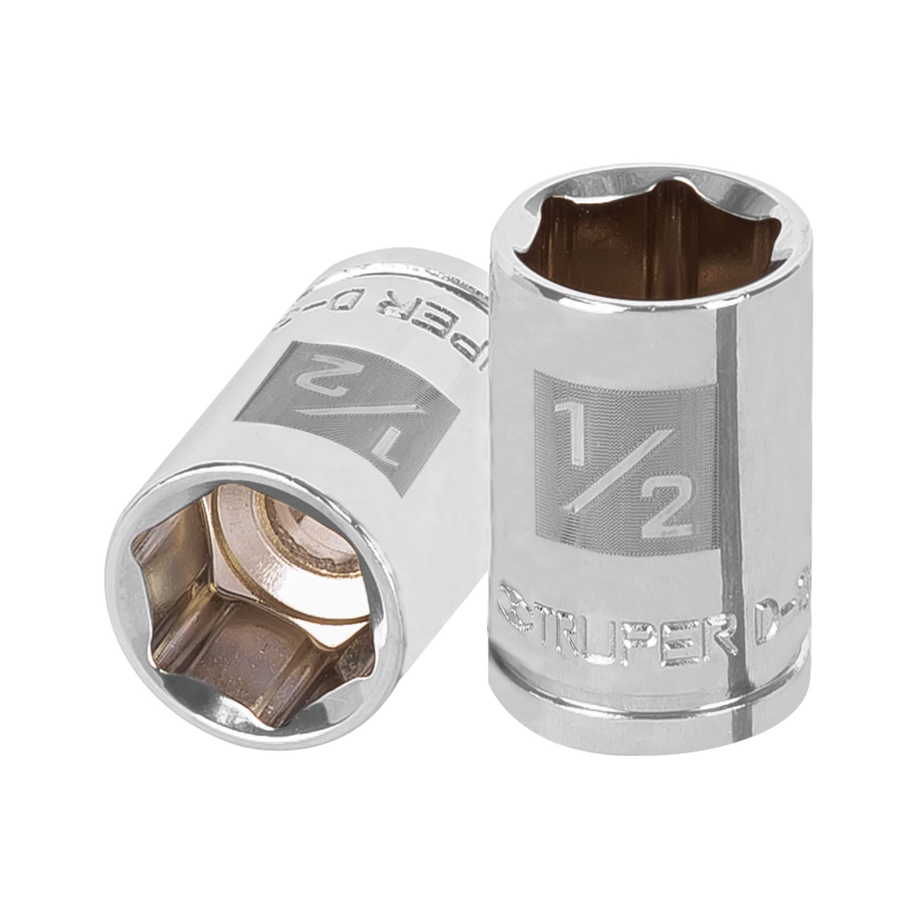 Dado de 1/2", 6 puntas, cuadro 3/8", TRUPER