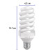 Pack 2 lámparas espiral T4 28 W luz de día, blíster, VOLTECK