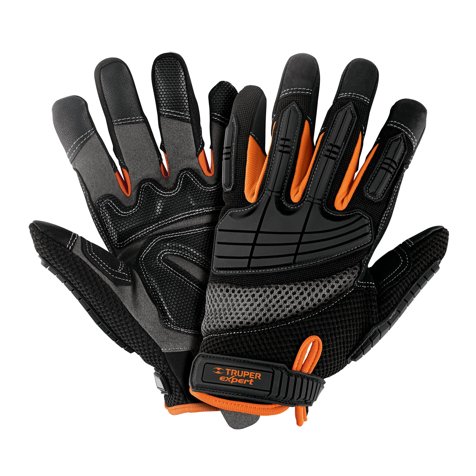 Guantes para mecánico con antiimpacto,unitalla,TRUPER EXPERT