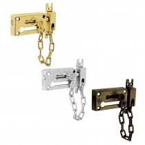 Pasadores metálicos para puerta, con cadena