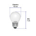 Foco incandescente 40W para horno/refrigerador, perla
