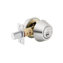 Cerrojo llave-llave cromo mate, llave puntos, HERMEX