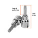 Dado punta torx T-40, cuadro 3/8", TRUPER