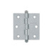Bisagra cuadrada 2-1/2", satinado, cabeza redonda, HERMEX