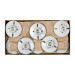 Portalámpara de porcelana, 4-1/2", redonda, a granel VOLTECK