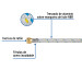 Manguera para gas, aluminio, 3/8" flare, 150 cm, FOSET