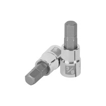 Dado punta hexagonal de 3/8", cuadro 3/8", TRUPER