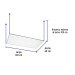 Panel LED 65W 4000K, 60x120 cm, empotrable/colgante, VOLTECK