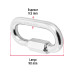 Bandola de acero de 3/8" con seguro, FIERO