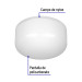 Luminario LED plafón 15W 6500K, con base E26, VOLTECK