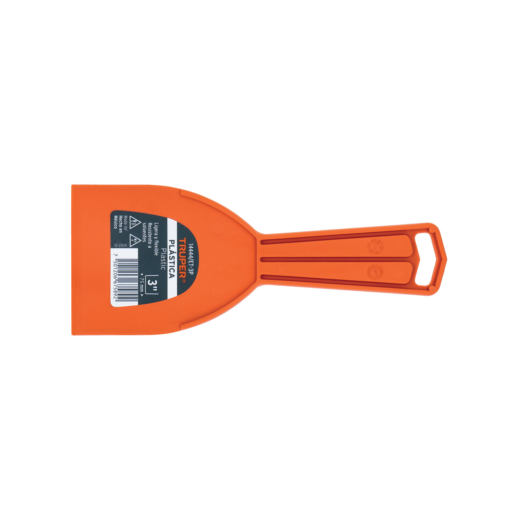 Espátula plástica de 3", TRUPER