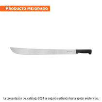 Machete estándar 24" cacha negra inyectada, TRUPER