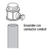 Tubo Conduit 1/2" pared extra delgada (0.7 mm), et. azul 3 m