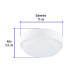 Luminario LED plafón para baño 15W 4000K, redondo, VOLTECK