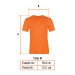 Playera cuello redondo para hombre, naranja, M, TRUPER