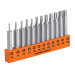 Juego de 12 puntas torx combinadas largo 2", TRUPER EXPERT