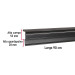 Guardapolvo automático 90 cm negro, HERMEX