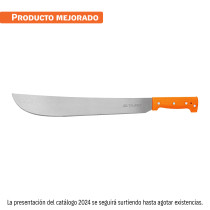 Machete estándar 16" cacha naranja remachada, TRUPER