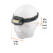 Linterna de minero LED 460 lm con sensor, recargable, TRUPER