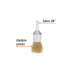 Carda tipo brocha 3/4" alambre grueso para taladro, TRUPER