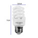 Lámpara espiral mini T2 7 W luz de día en blíster, VOLTECK