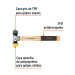 Martillo 35 mm con caras suaves intercambiables, TRUPER Grip