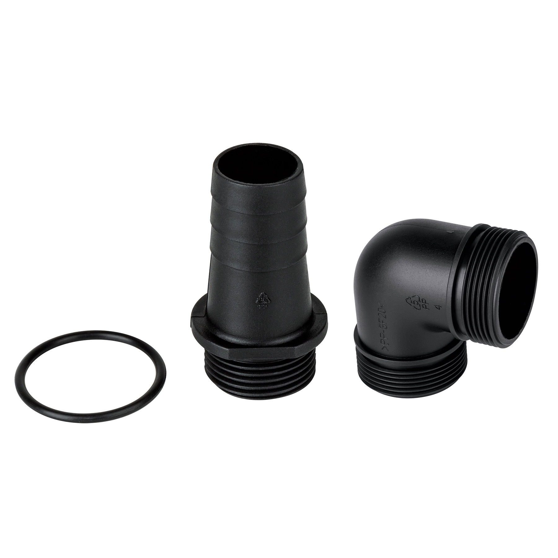 Kit de conector y empaque p/bombas sumerg. plásticas, TRUPER