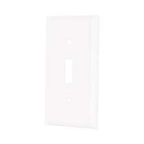 Placa de ABS para interruptor vertical, Standard, blanco