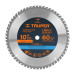 Disco sierra 10" para madera, 60 dientes centro 5/8", TRUPER