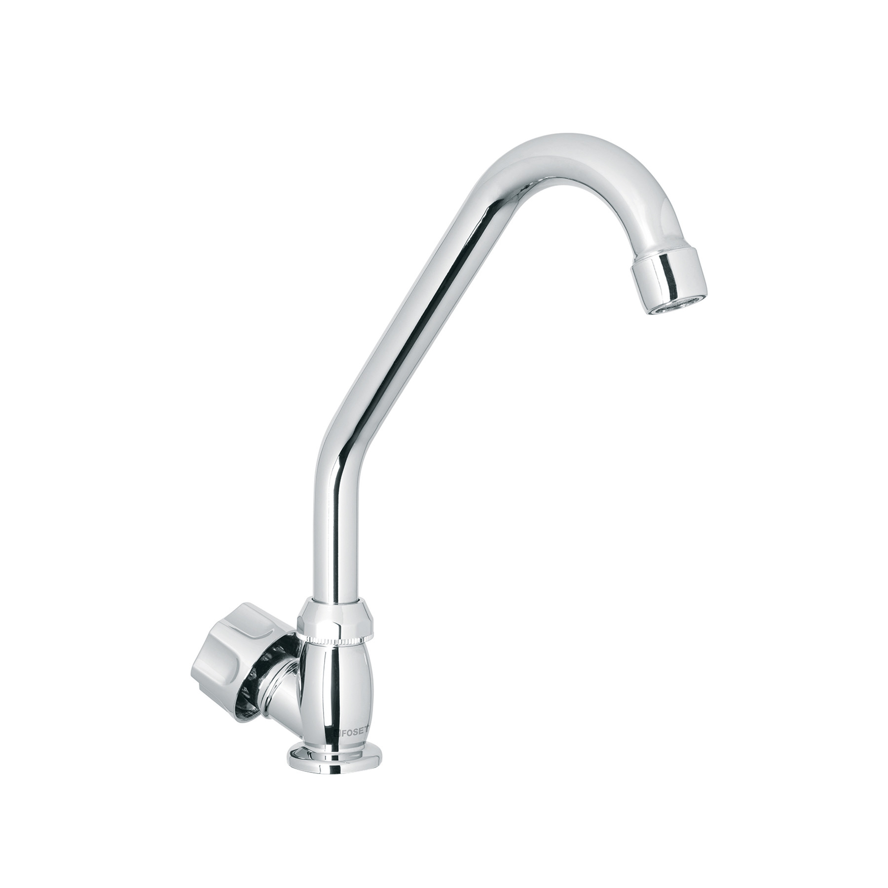 Llave individual fregadero,ABS,cuello corto,hexagonal, BASIC