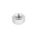 Bolsa con 50 tuercas 1/2" hexagonales de acero galvanizado