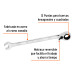 Llave combinada matraca reversible 5/16"x138 mm largo,EXPERT