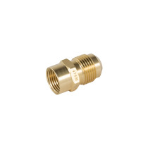 Niple campana de latón de 1/2" X 3/8", FOSET
