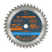 Disco sierra 7- 1/4" para madera, 40 dientes centro 5/8"