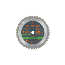 Disco sierra 7-1/4" multimaterial, 60 dientes centro 5/8"
