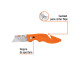 Navaja abatible 7" cuerpo de aluminio y acero inox, TRUPER